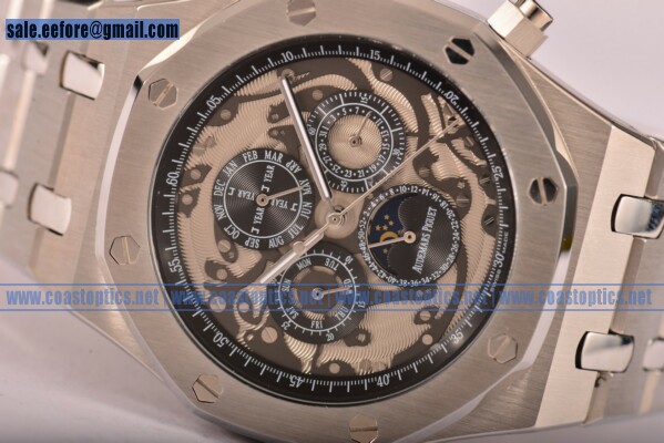 Audemars Piguet Royal Oak Skeleton Watch Replica Steel 26571IO.OO.A002CA.05